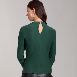 Bluse m/drapering Simplicity snitmønster 9451