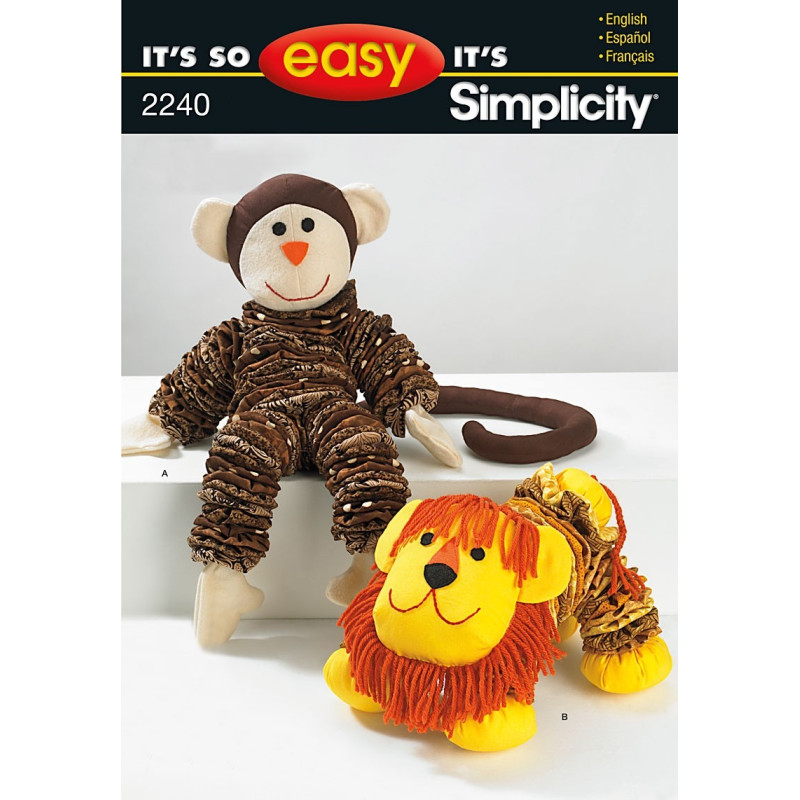 Abe og løve.
 Simplicity snitmønster