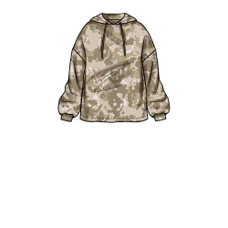 Oversize Hoddie til ham/hende Simplicity snitmønster 9456 A