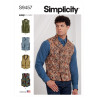 Herre vest Simplicity snitmønster 9457