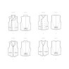 Herre vest Simplicity snitmønster 9457