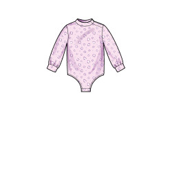 Baby jumpsuit og tæppe Simplicity snitmønster 9459 A