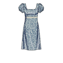 Kjole Empiersnit Newlook snitmønster easy 6705