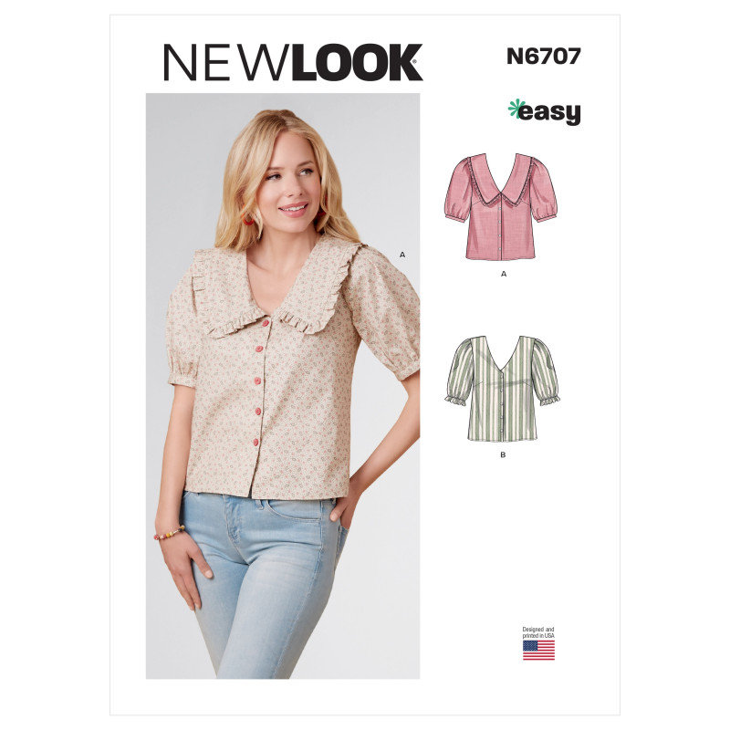 Bluse New look snitmønster 6707