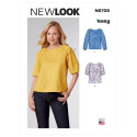 Bluse m/raglanærmer New look snitmønster easy 6708