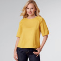 Bluse m/raglanærmer New look snitmønster easy 6708