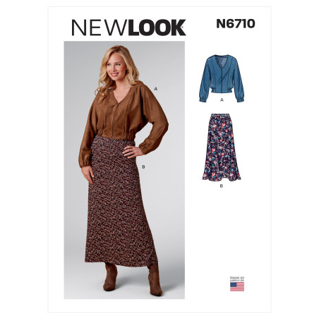 Jakke og nederdel New look snitmønster 6710
