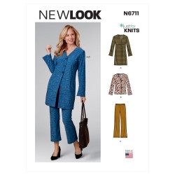 Lang jakke og bukser New look snitmønster
