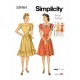 Vintage 1940´ Kjole også plusmode Simplicity snitmønster 9464