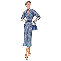 Vintage 1950´Kjole også plusmode Simplicity snitmønster 9465