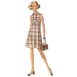 Vintage 1960´Kjole også plusmode Simplicity snitmønster 9466