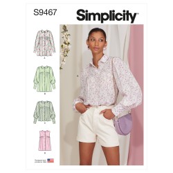 Skjorte Simplicity snitmønster 9467
