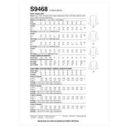 Jakke Simplicity snitmønster 9468 også plusmode