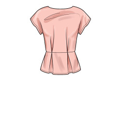 Peplum bluse Simplicity snitmønster 9470