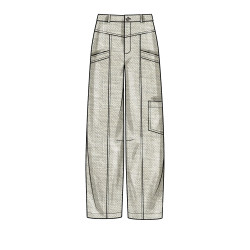 Bukser Simplicity snitmønster 9471 også plusmode