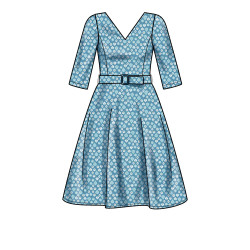 Kjole og bolero jakke plusmode Simplicity snitmønster 9474