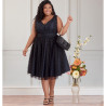 Kjole plusmode Simplicity snitmønster 9476