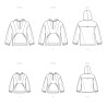 Anorak børn/voksen Simplicity snitmønster 9481 A