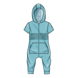Jumpsuit dreng/pige Simplicity snitmønster 9486 A