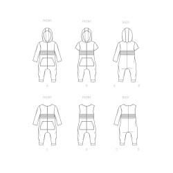 Jumpsuit dreng/pige Simplicity snitmønster 9486 A
