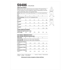 Jumpsuit dreng/pige Simplicity snitmønster 9486 A