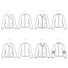 Cardigan ham/hende Simplicity snitmønster 9488 A