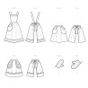 1940´vintage forklæde Simplicity snitmønster 9496 OS