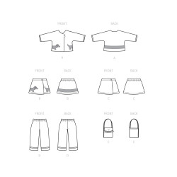 Pigetøj Simplicity snitmønster  easy S9504 A easy