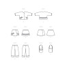Pigetøj Simplicity snitmønster  easy S9504 A easy