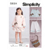 Pigetøj Simplicity snitmønster  easy S9504 A easy
