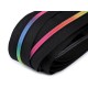 4mm spiral Lynlås med regnbueeffekt husk glider