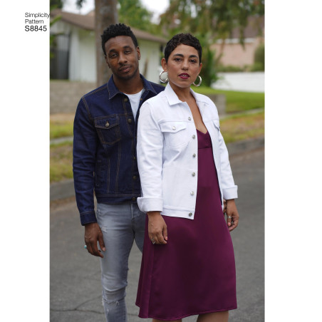 Cowboy jakke Mimi G Style snitmønster Simplicity 8845