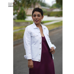 Cowboy jakke Mimi G Style snitmønster Simplicity 8845