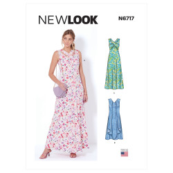 Sommerkjole New Look snitmønster 6717