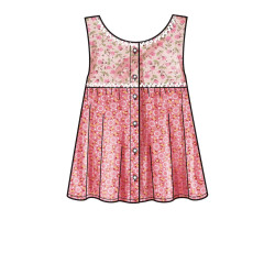 Bluse m/pufærme New Look snitmønster 6719
