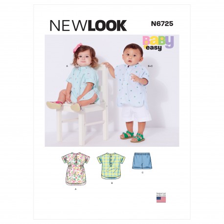 Babytøj New Look snitmønster 6725