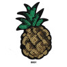 Palliet Ananas lille  strygemærke 5x8,5 cm