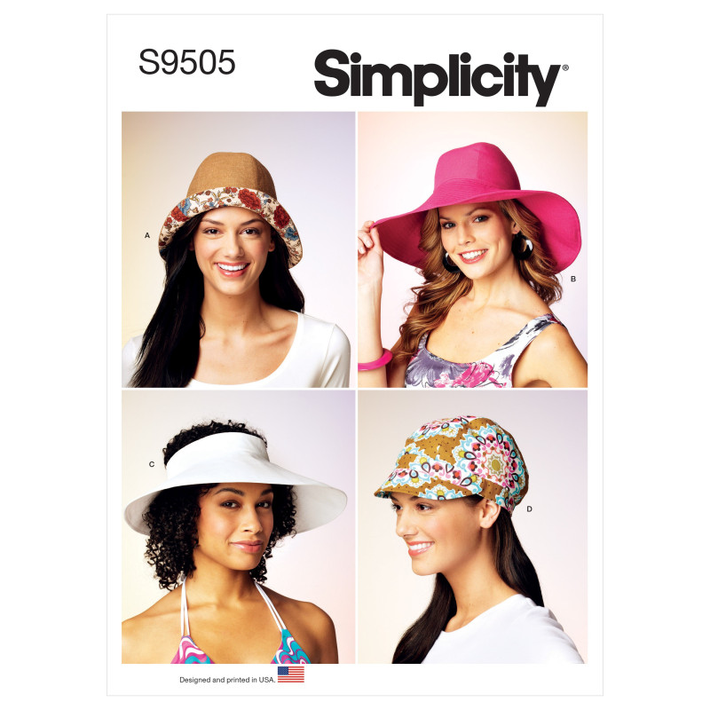 Sommerhatte Simplicity snitmønster S9505 A