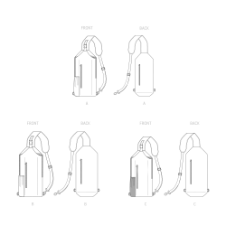 Sling Bags  taske Simplicity snitmønster S9508 OS