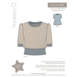 Retro T-shirt Minikrea snitmønster 70270