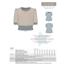 Retro T-shirt Minikrea snitmønster 70270