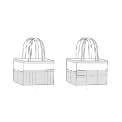 Strikke taske/sy taske  Simplicity snitmønster S9527 OS