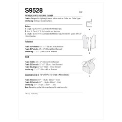 Grill handske og grydelapper Simplicity snitmønster S9528 OS