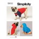 Hunde tøj Simplicity snitmønster 9532 A