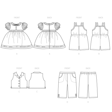 Dukketøj Simplicity snitmønster S9534 OS