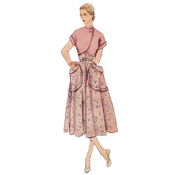 1950´vintage kjole og bolero  Simplicity snitmønster S9536