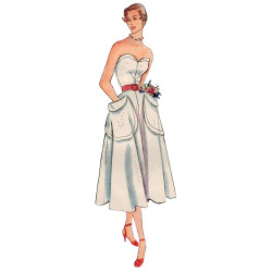 1950´vintage kjole og bolero  Simplicity snitmønster S9536