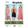 Jumpsuit og kjole også plusmode Simplicity snitmønster S9541