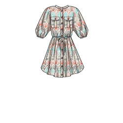 Jumpsuit og kjole  også plusmode også plusmode Simplicity snitmønster S9544