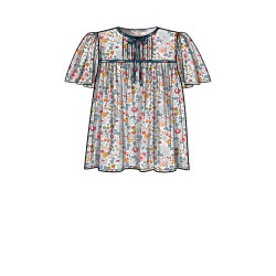 Bluse m/bærestykke Simplicity snitmønster S9546 A